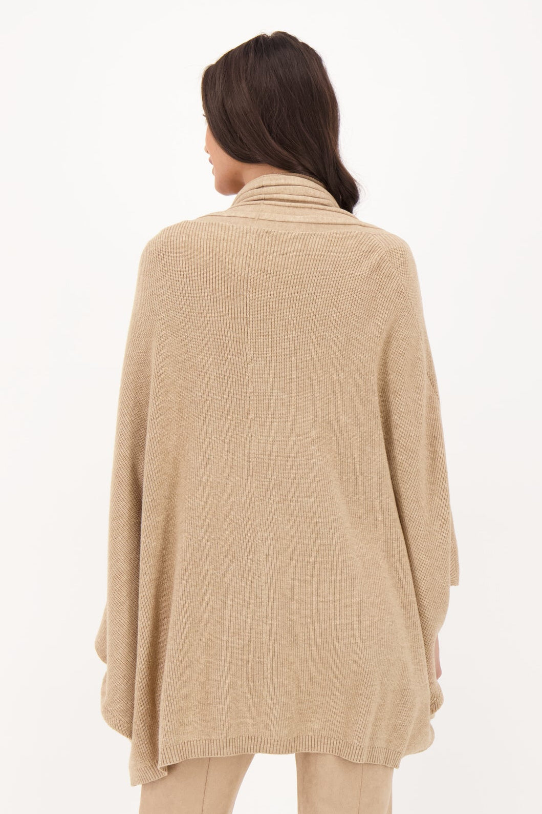 Poncho Necktie Sweater