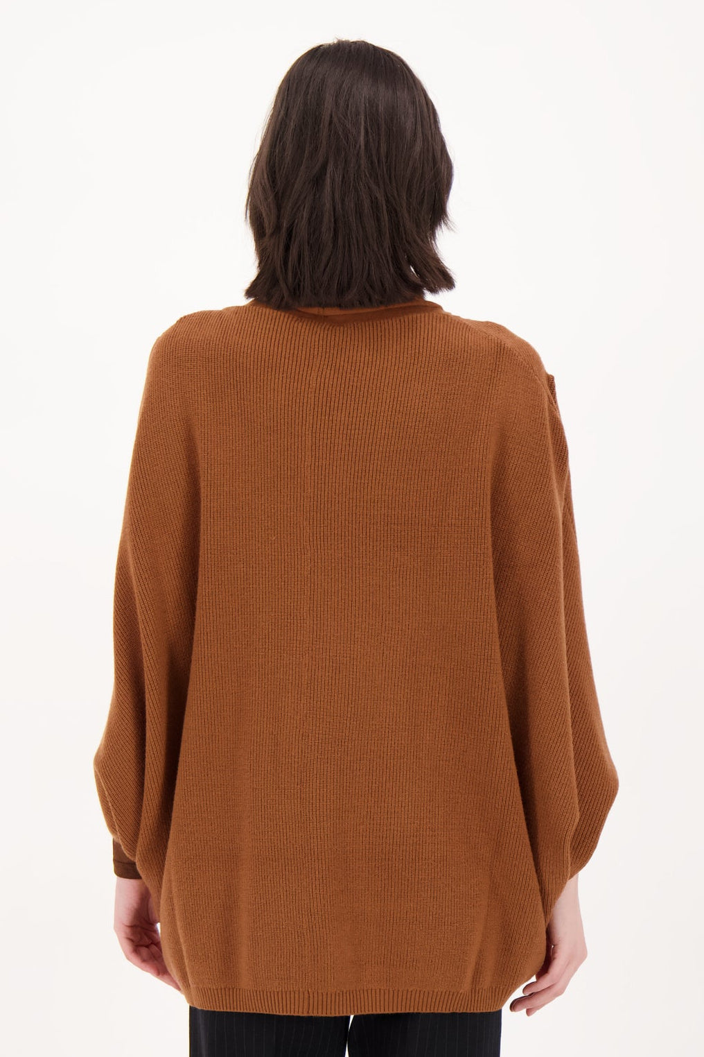 Poncho Necktie Sweater