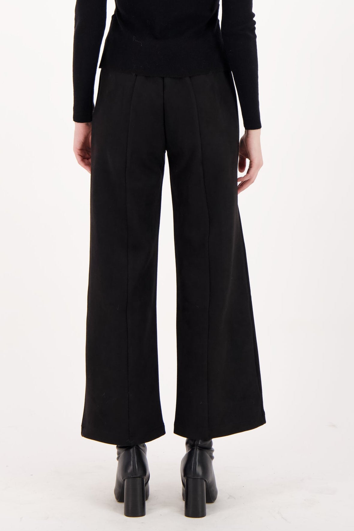 Wide Leg Vegan Suede Pant