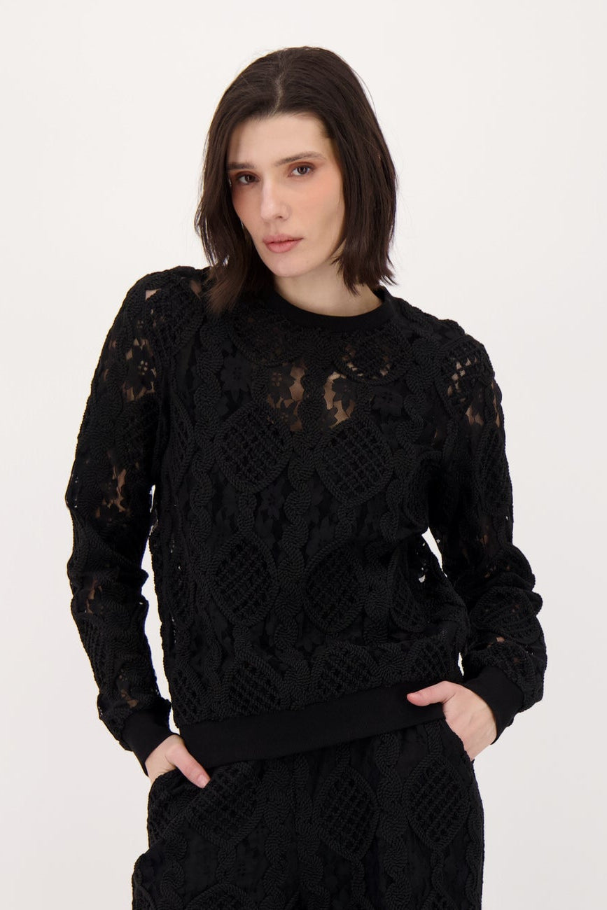 Knitted Lace Top