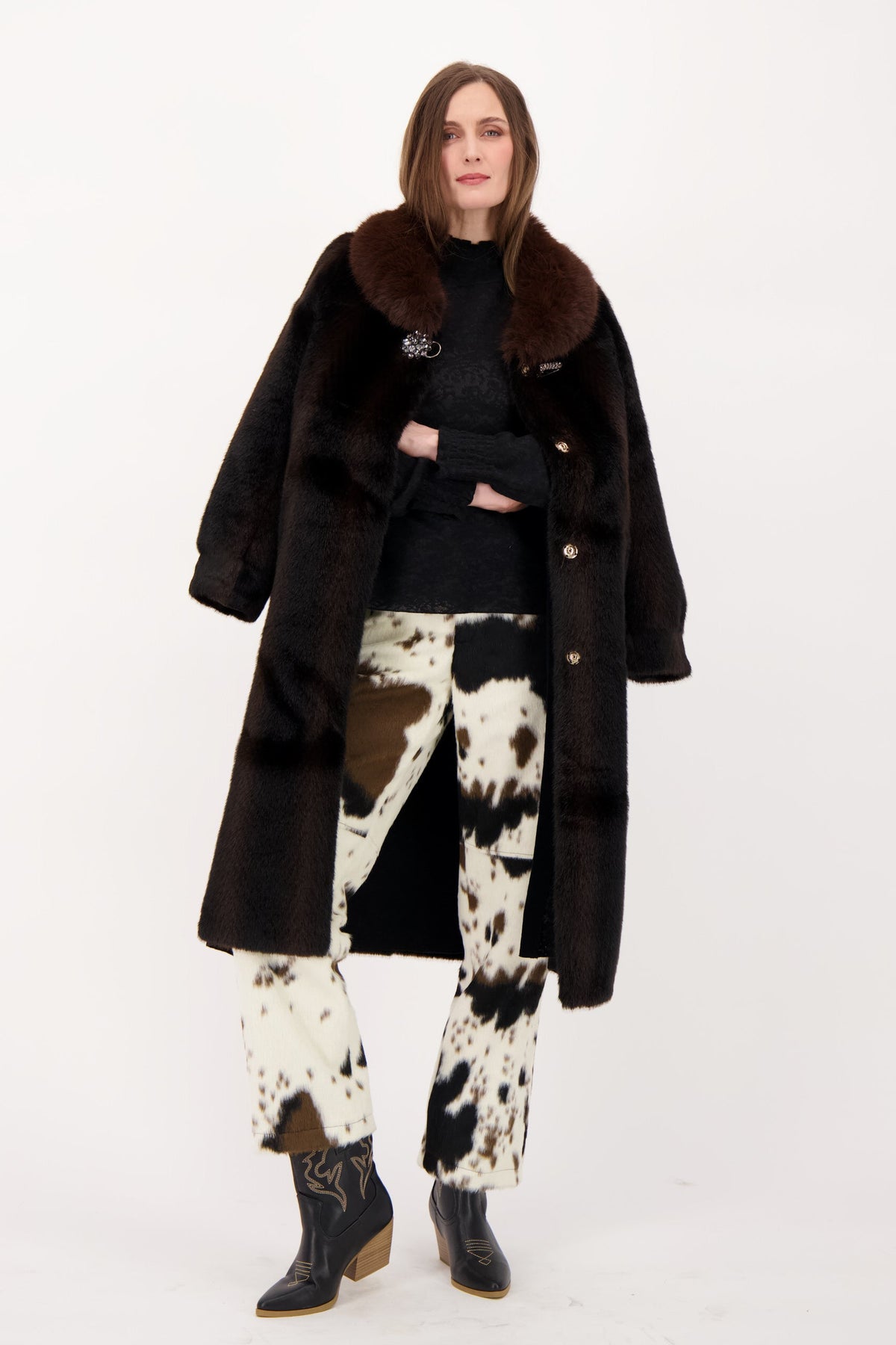 Faux Mink Coat