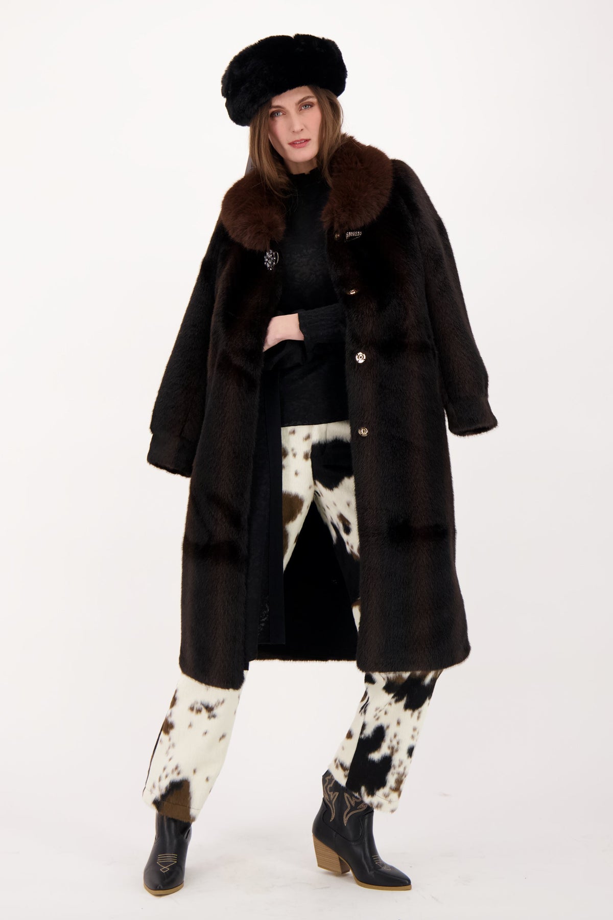 Faux Mink Coat