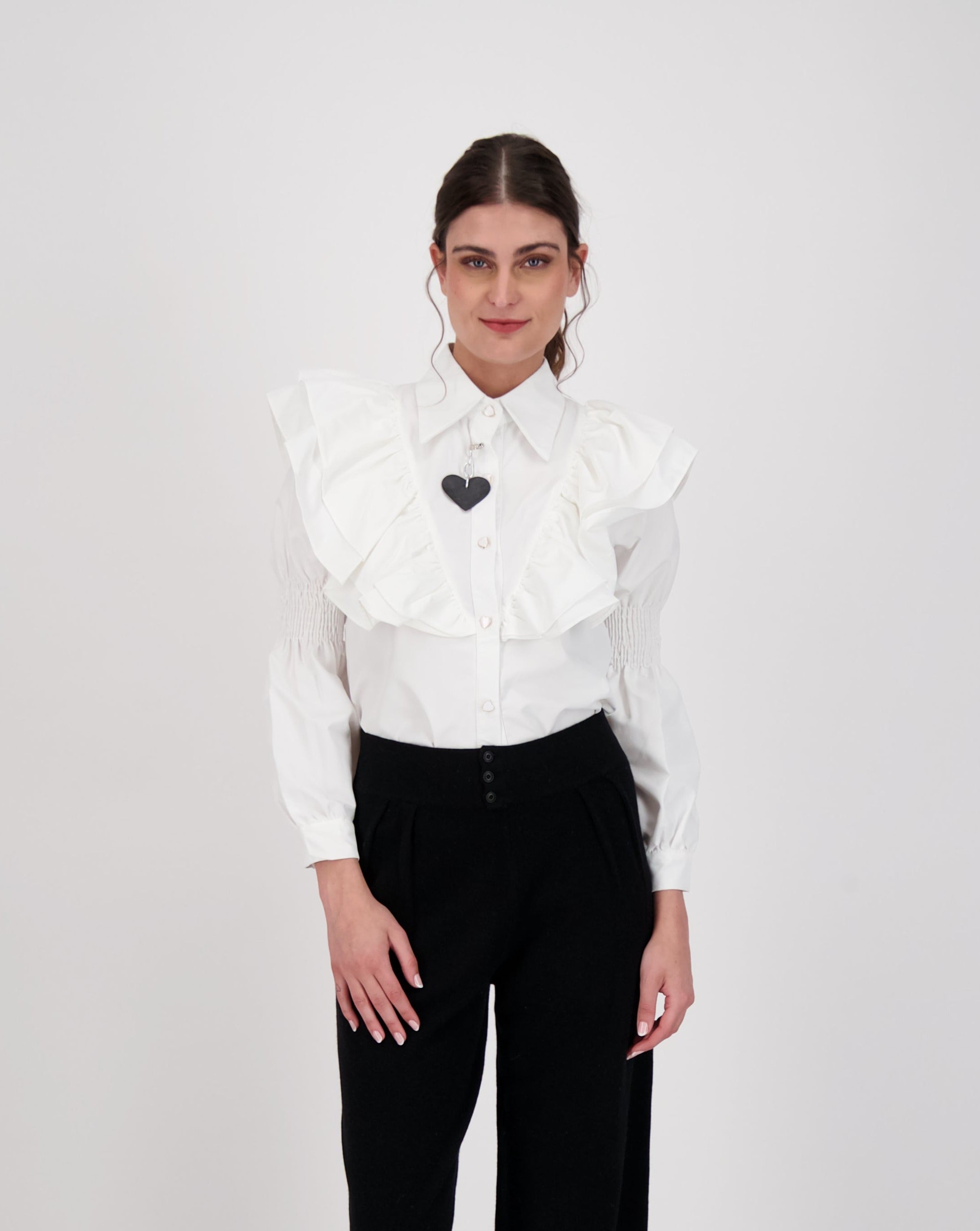 Layered Ruffle Shirt