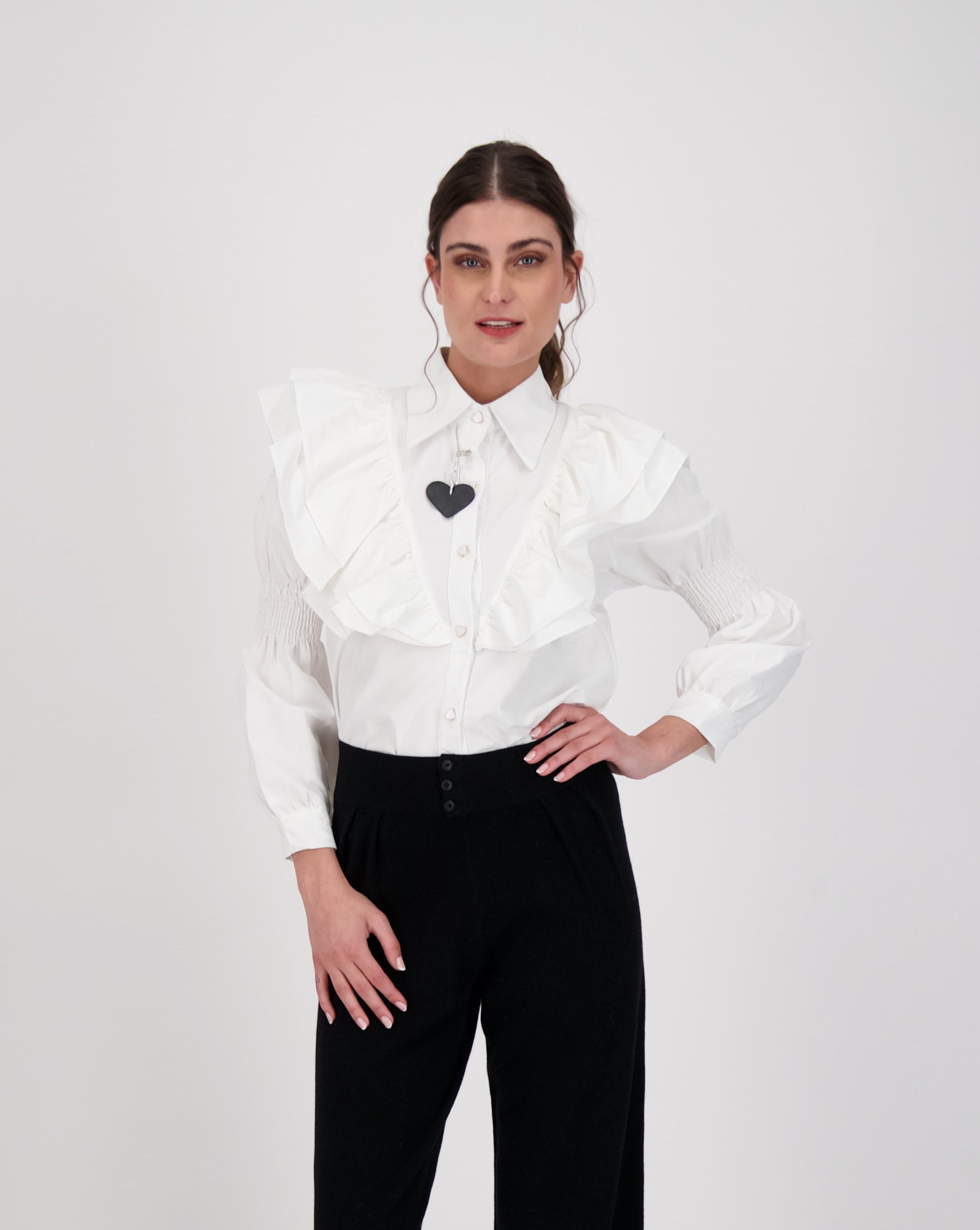 Layered Ruffle Shirt