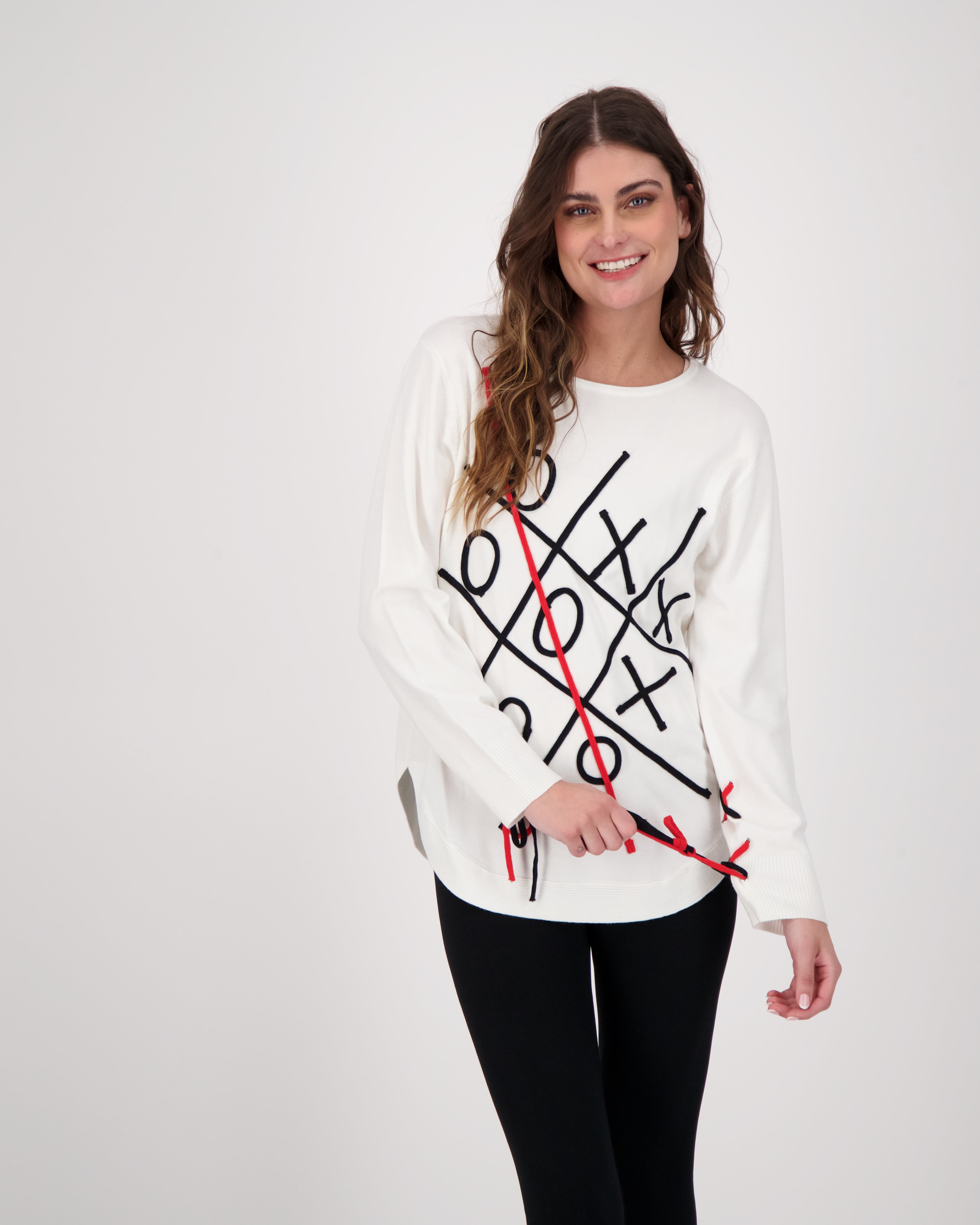 Xoxo Knit Sweater Top