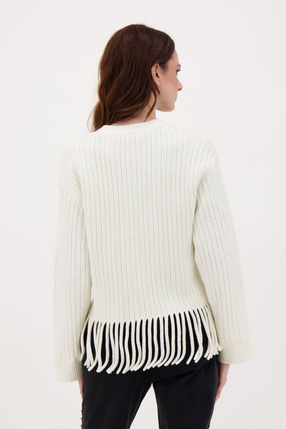 Fringe Hem Cardigan