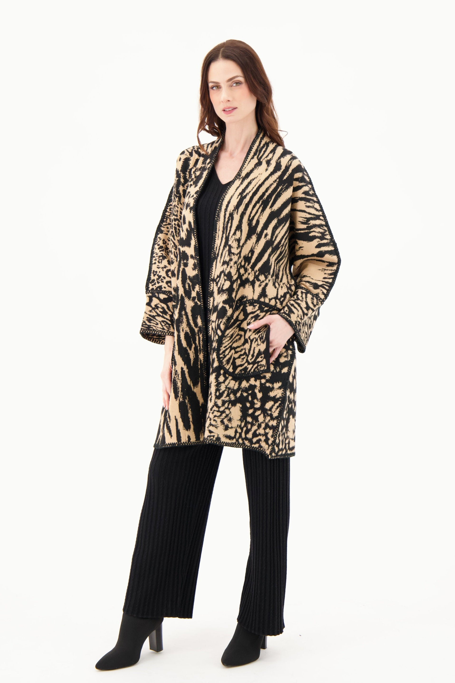 Blanket Stitch Cardigan