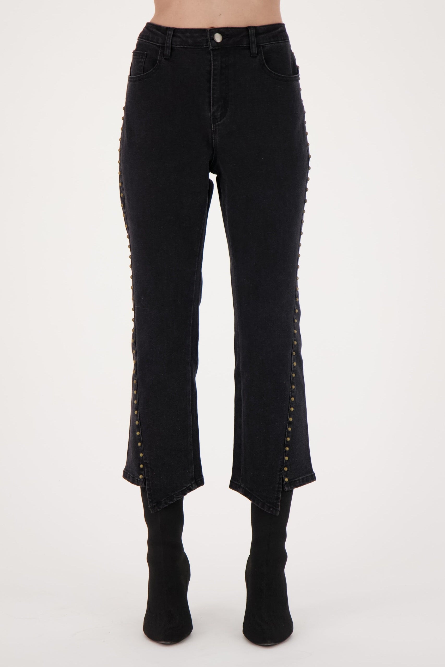 Studded Denim Pant