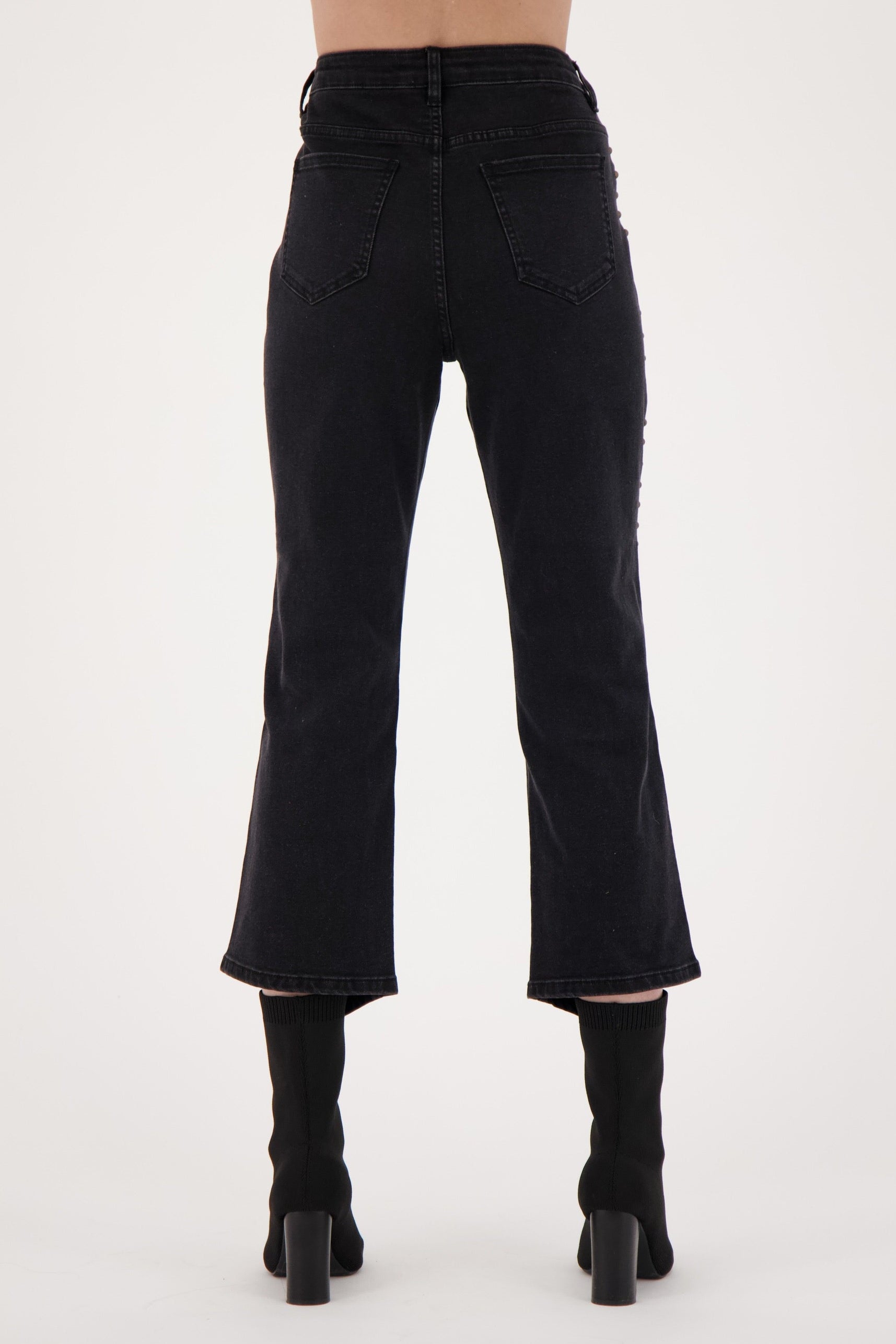 Studded Denim Pant