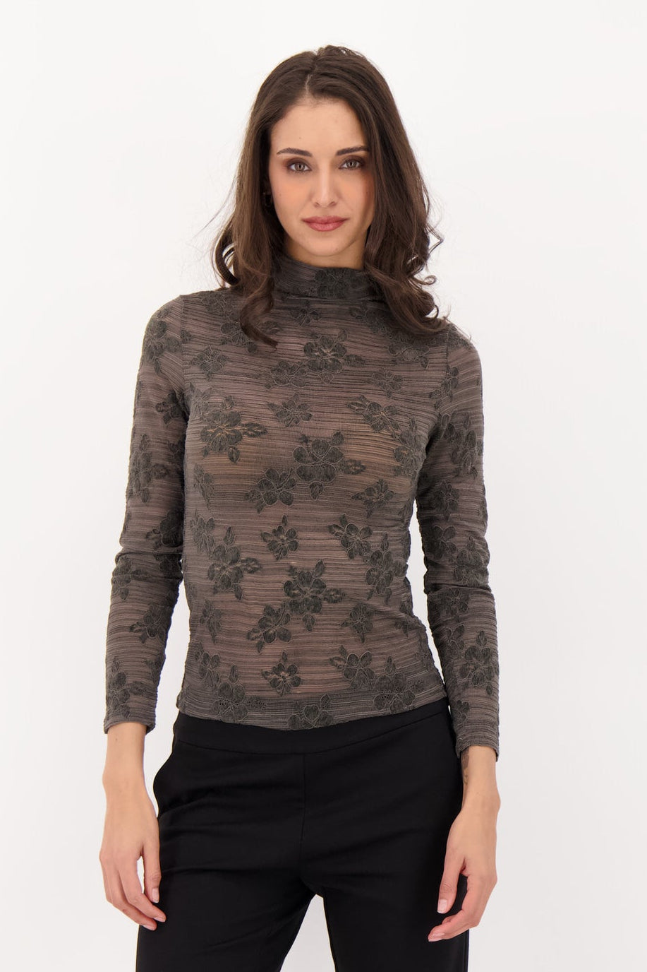 Mesh Laced Top