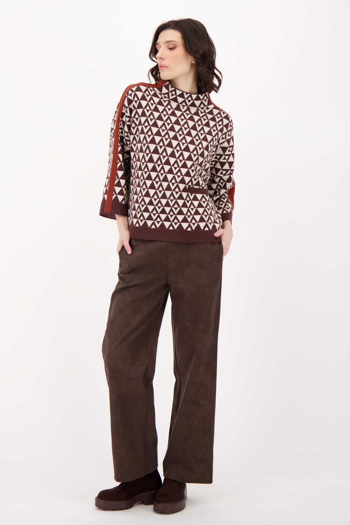 Brown Diamond Sweater