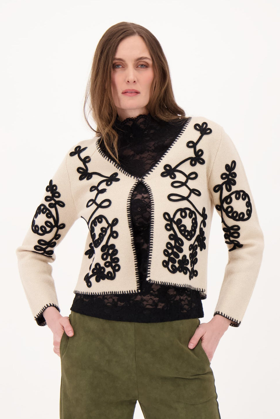 Soutache Embroidered Cardigan