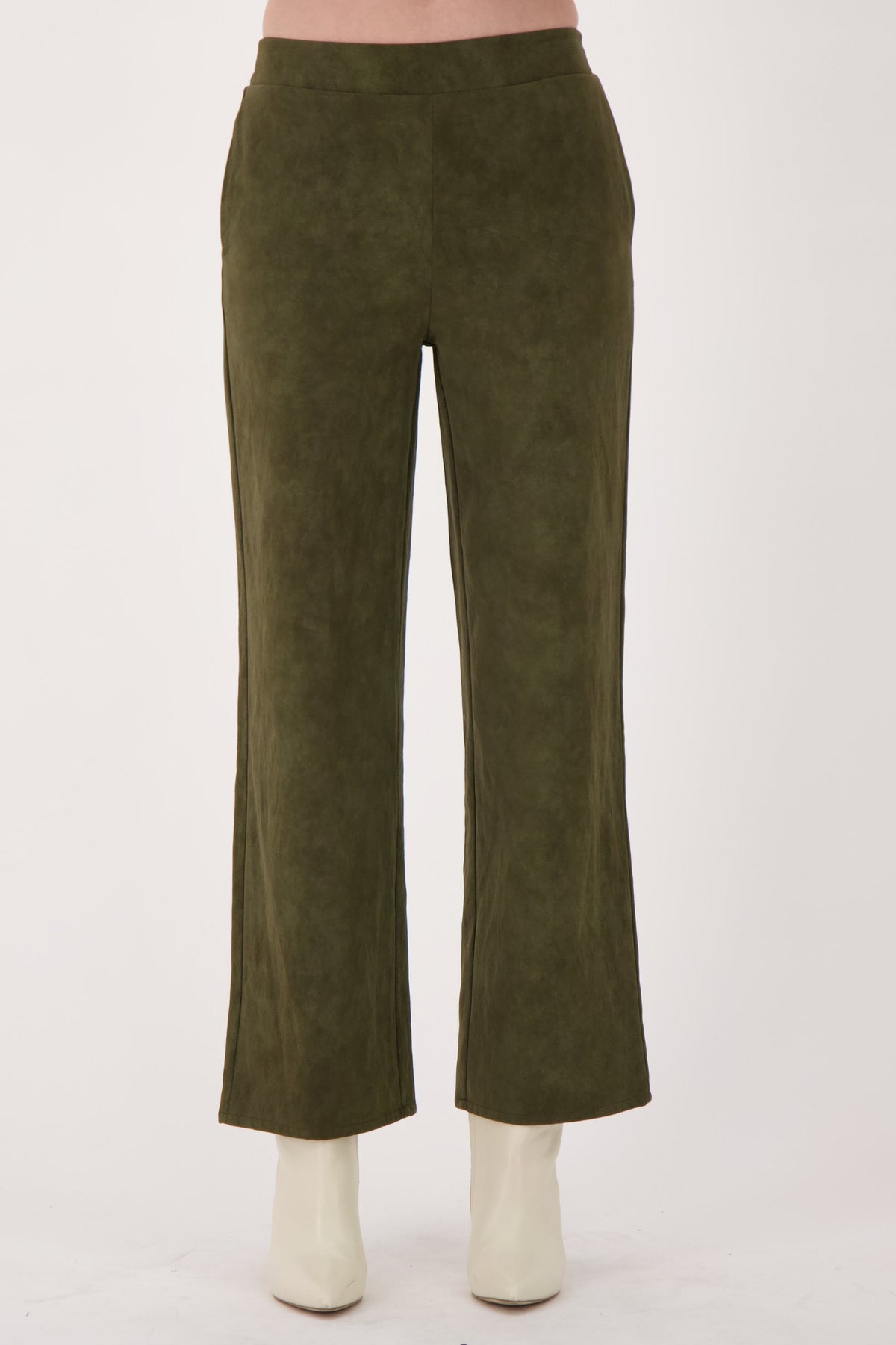 Vegan Nubuck Straight Leg Pant