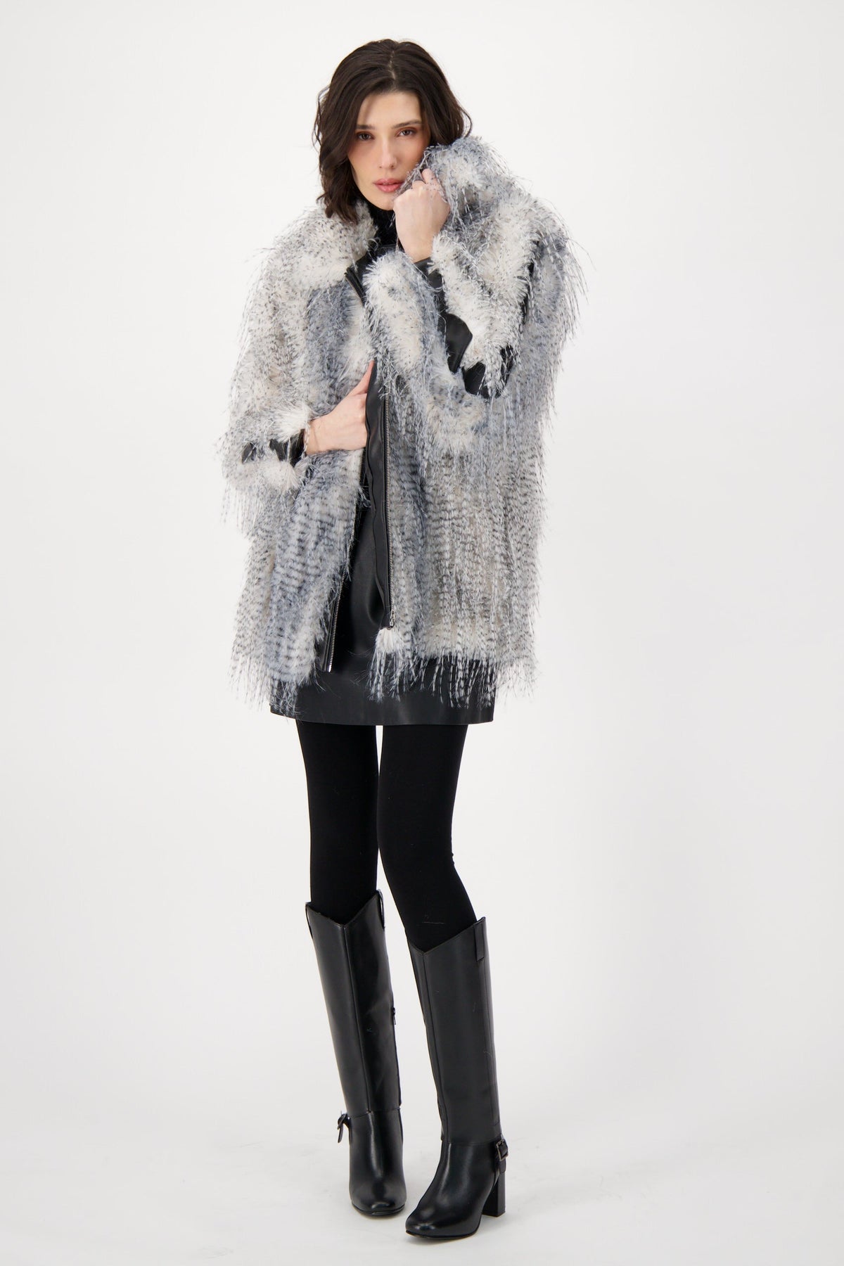 Eyelash Jacket With PU Inserts