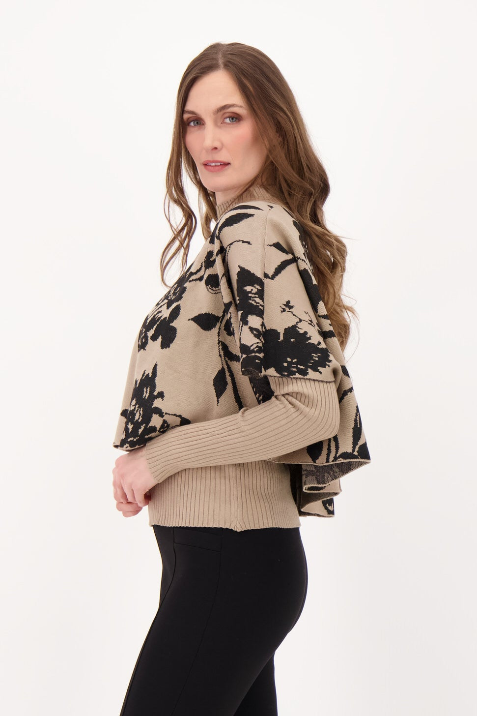 2 Piece Cape Sweater