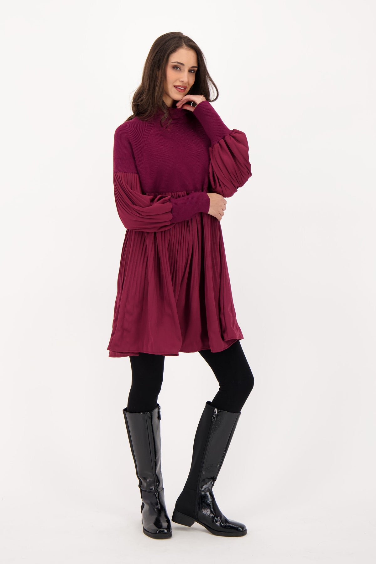 Sweater/Pleated Dress