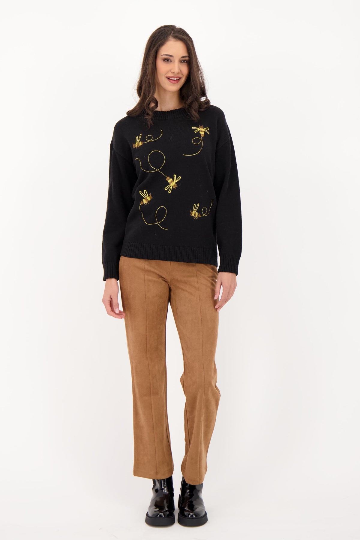 Embroidered Buzzing Bees