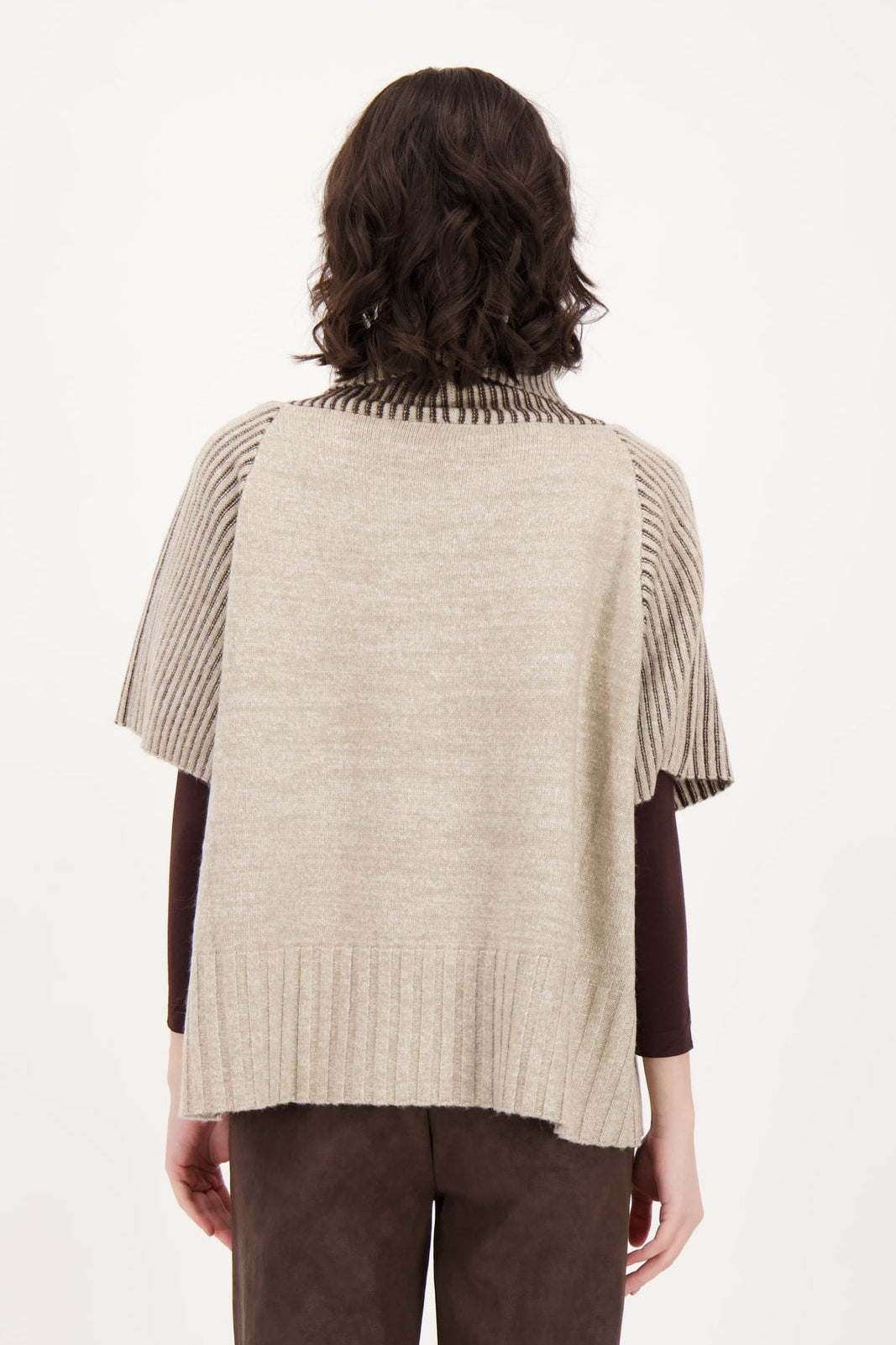 Turtle Neck Sweater Vest