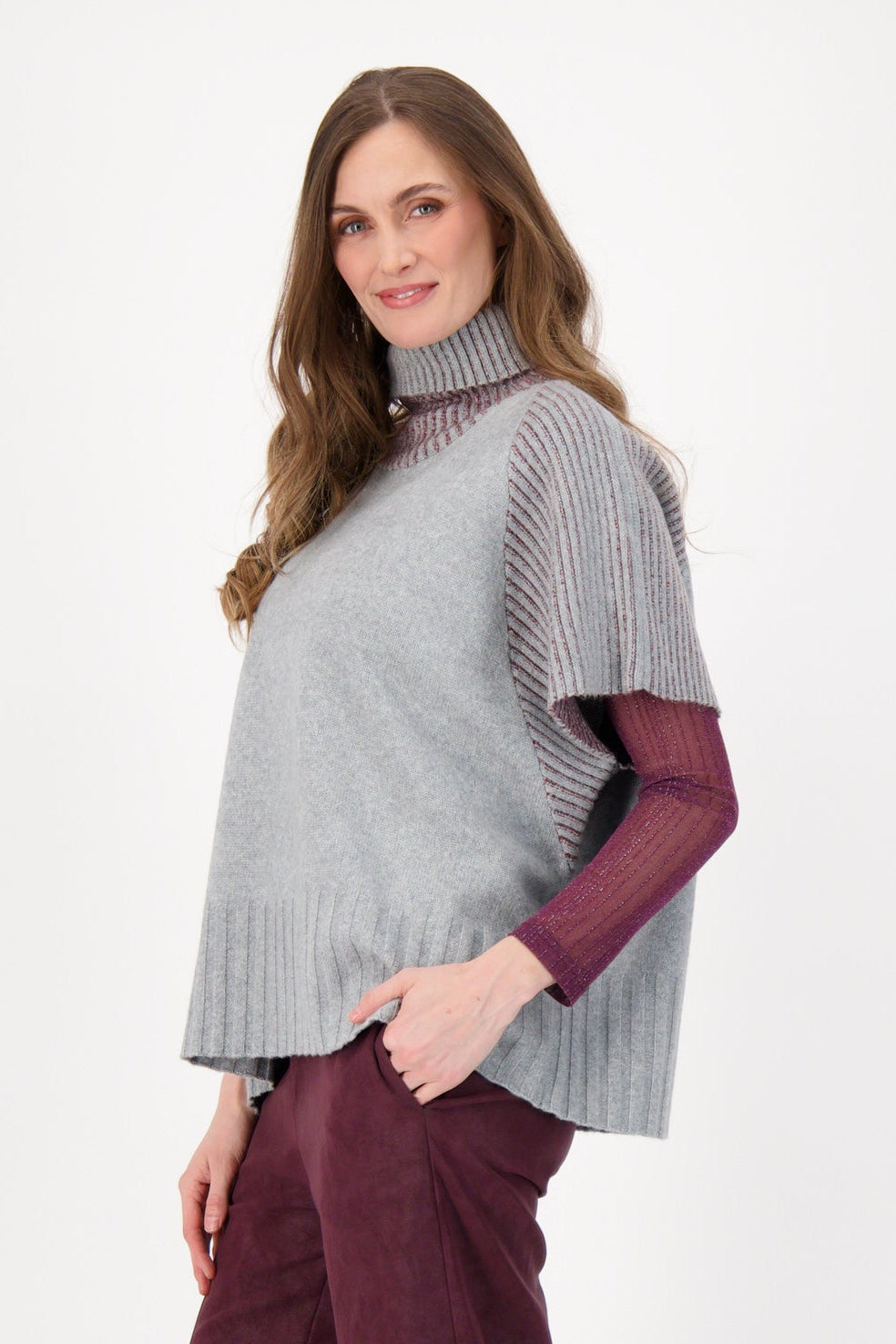 Turtle Neck Sweater Vest