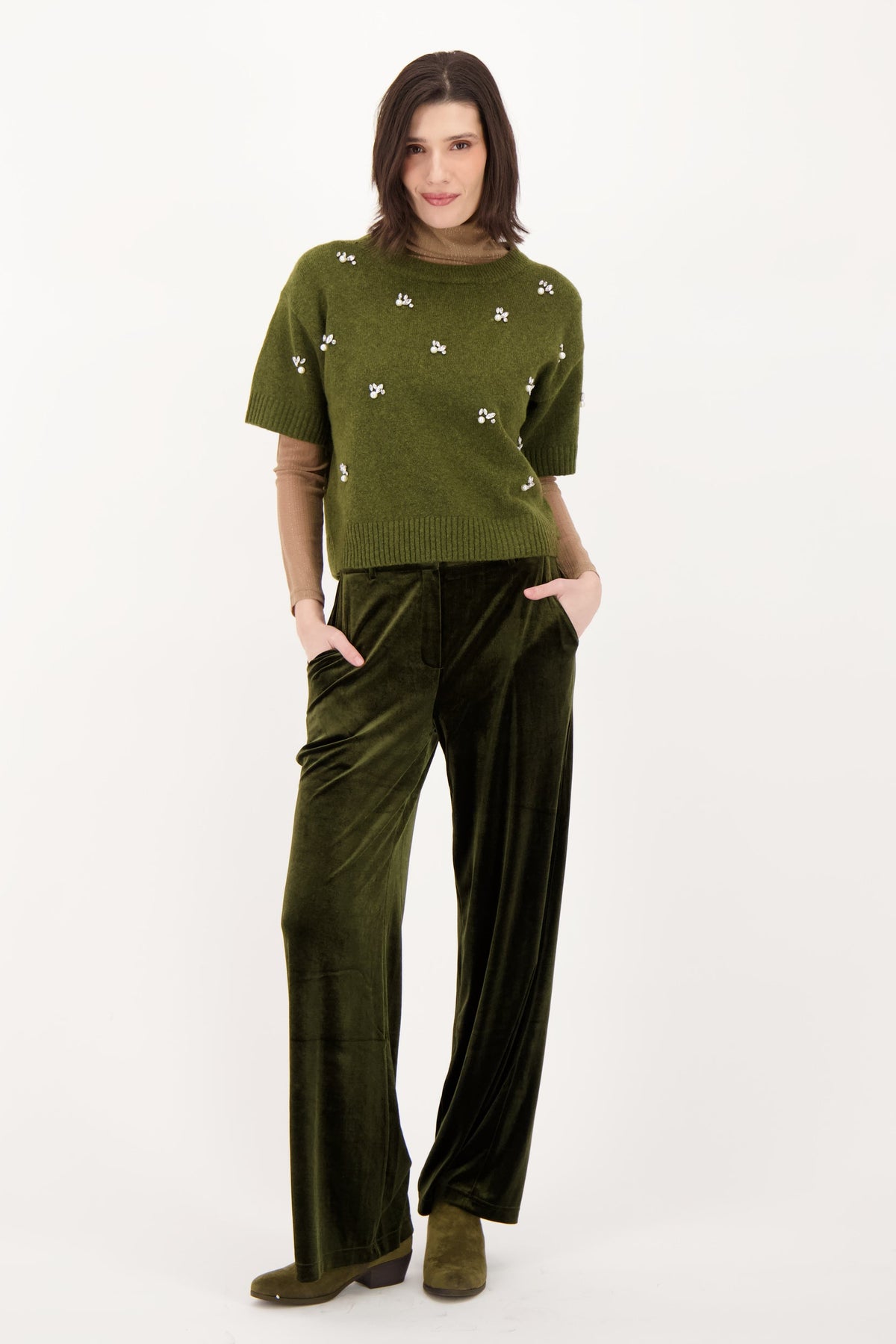Velvet Straight Leg Pant
