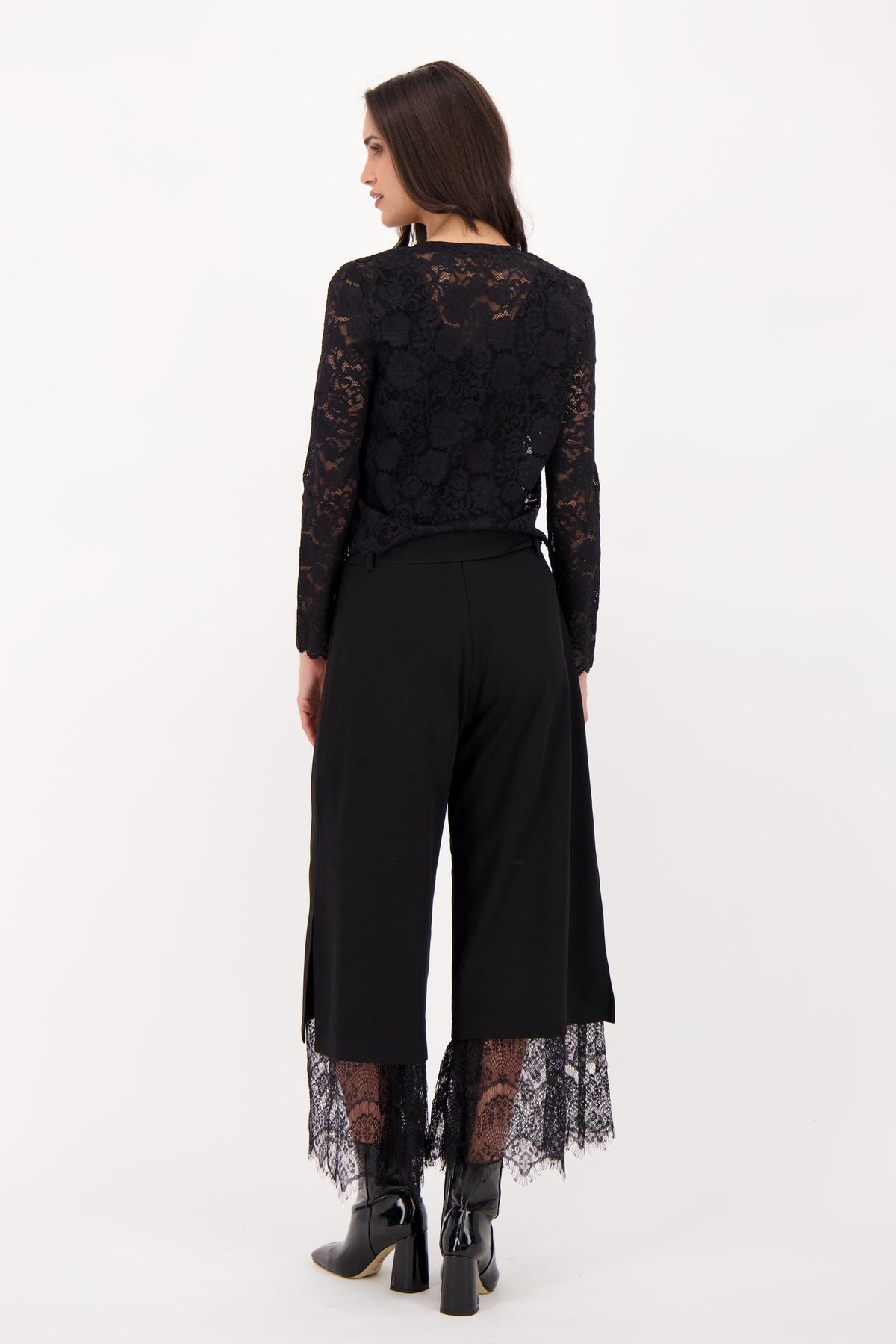 Lace Hem Pants