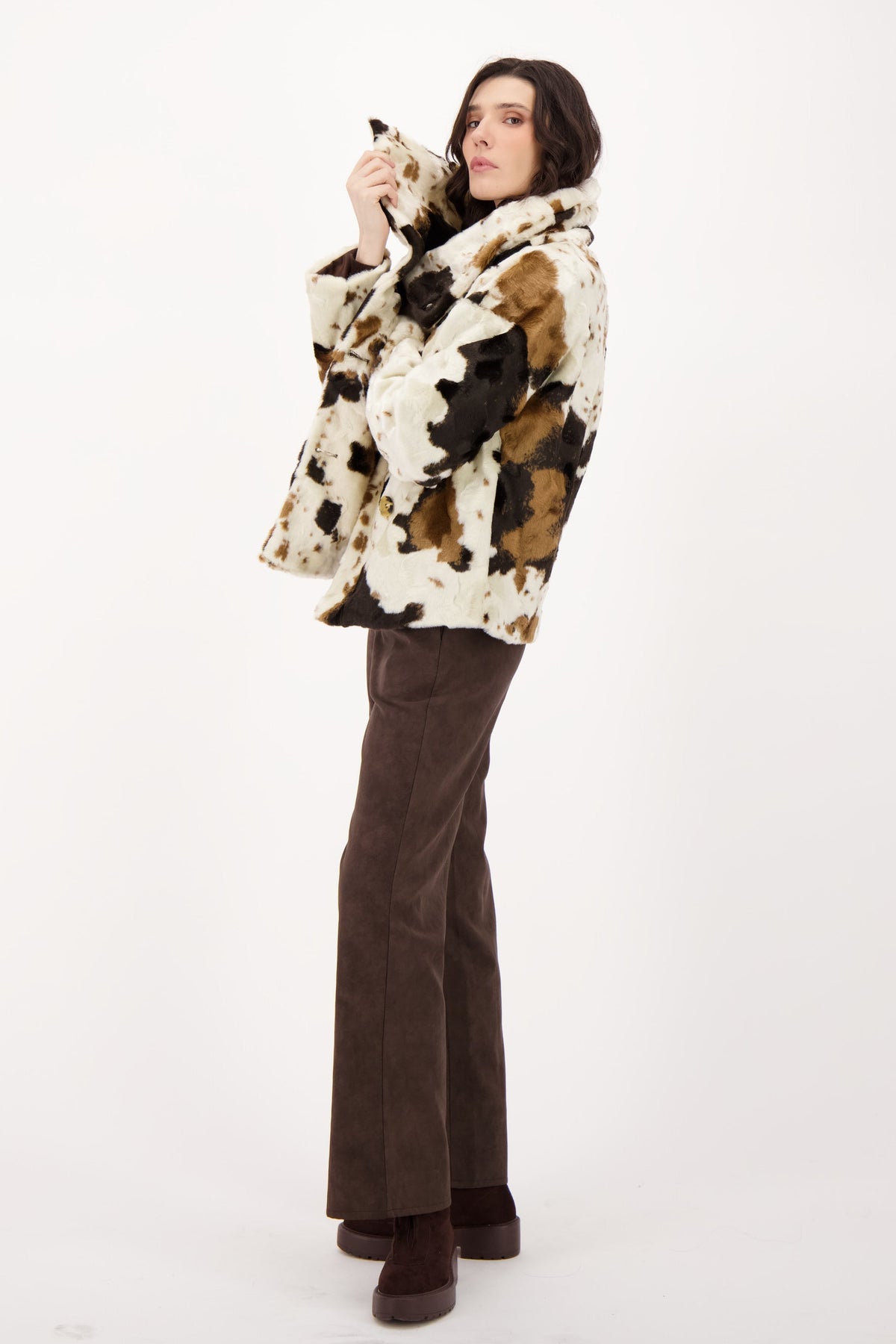 Vegan Nubuck Straight Leg Pant