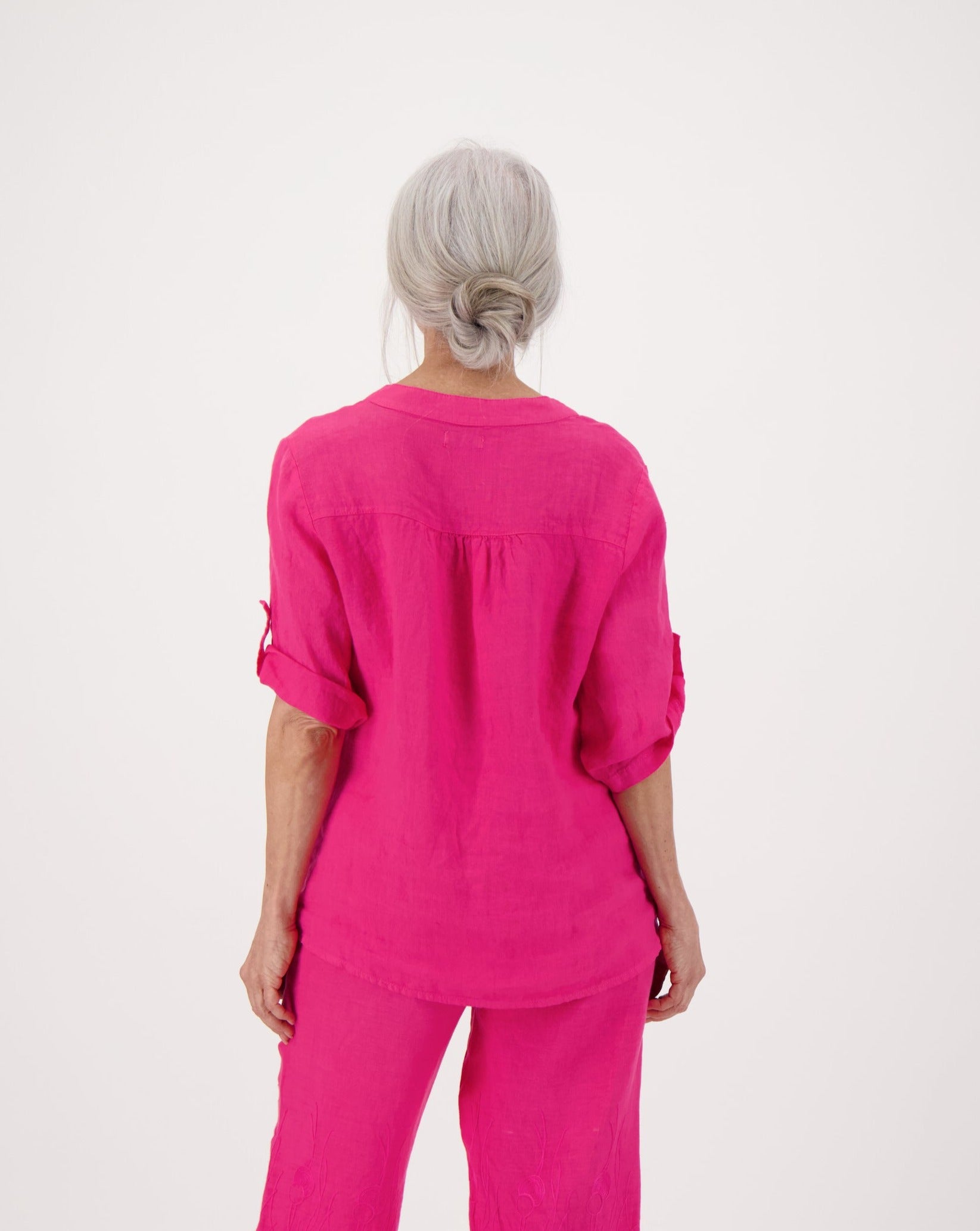 RollUpSleeve Linen Shirt Inspired Style Group