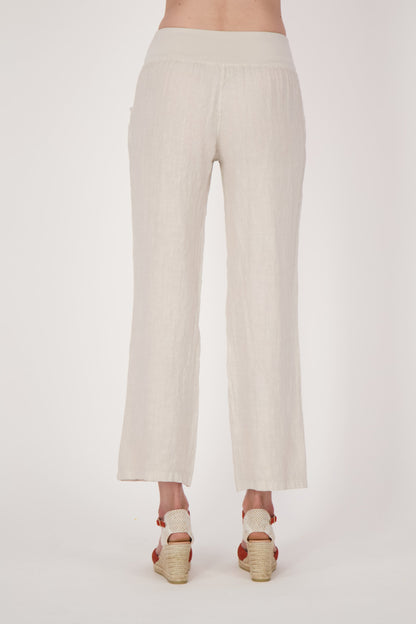 Linen Pant With Mesh Pockets