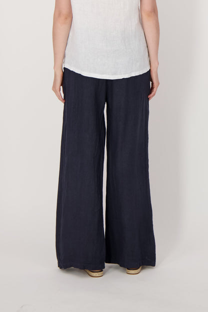 Linen Pant With Buttons