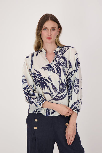 Parrot Print Blouse