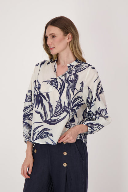 Parrot Print Blouse