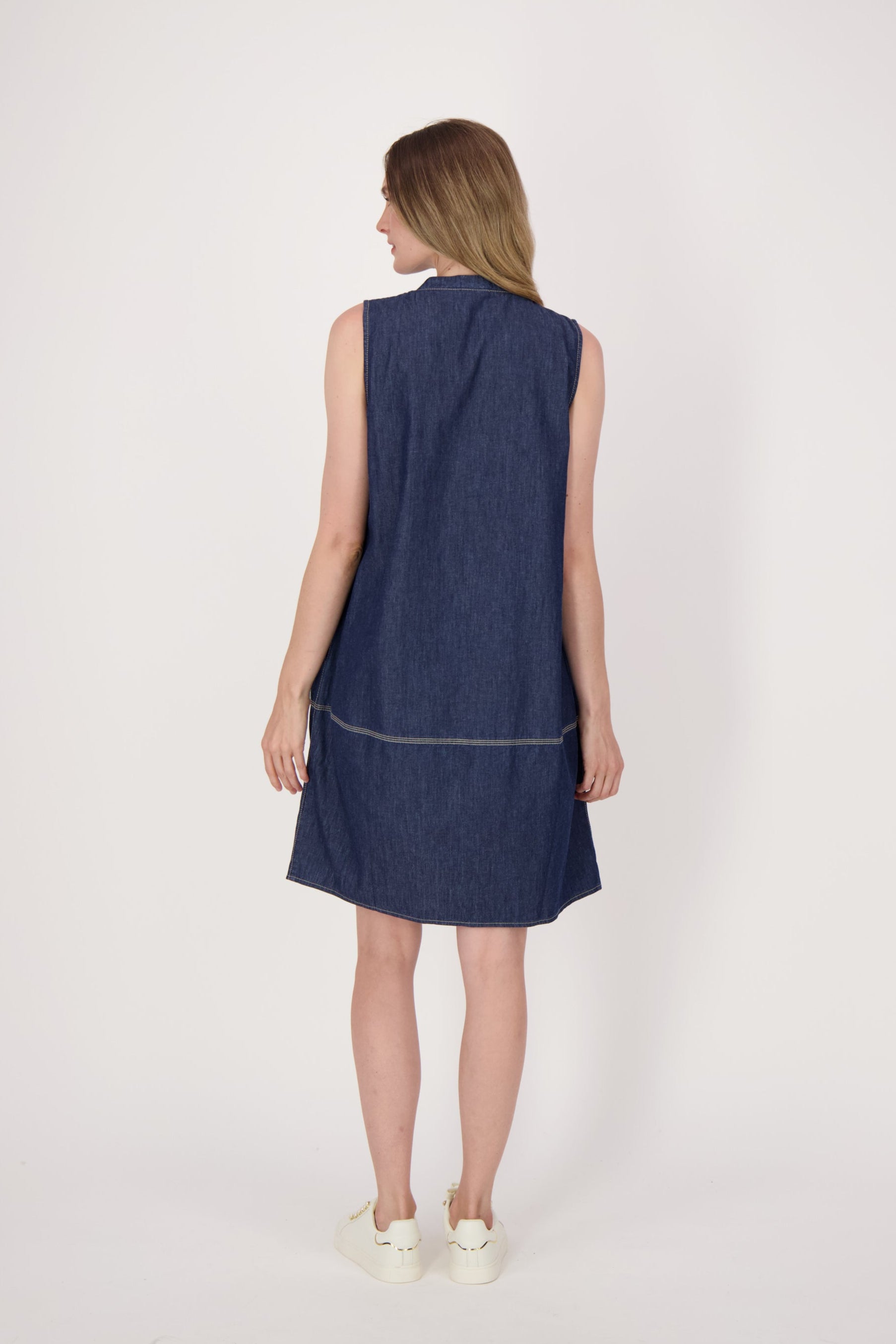 Lightweight Denim Sheath Dress