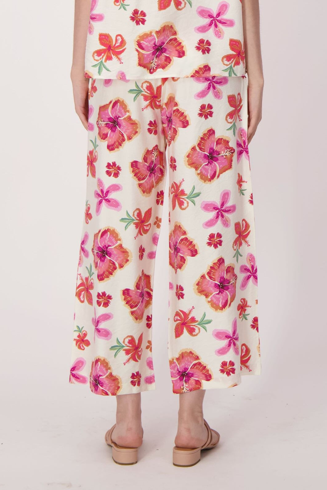 Floral Bloom Relaxed Belted Pant