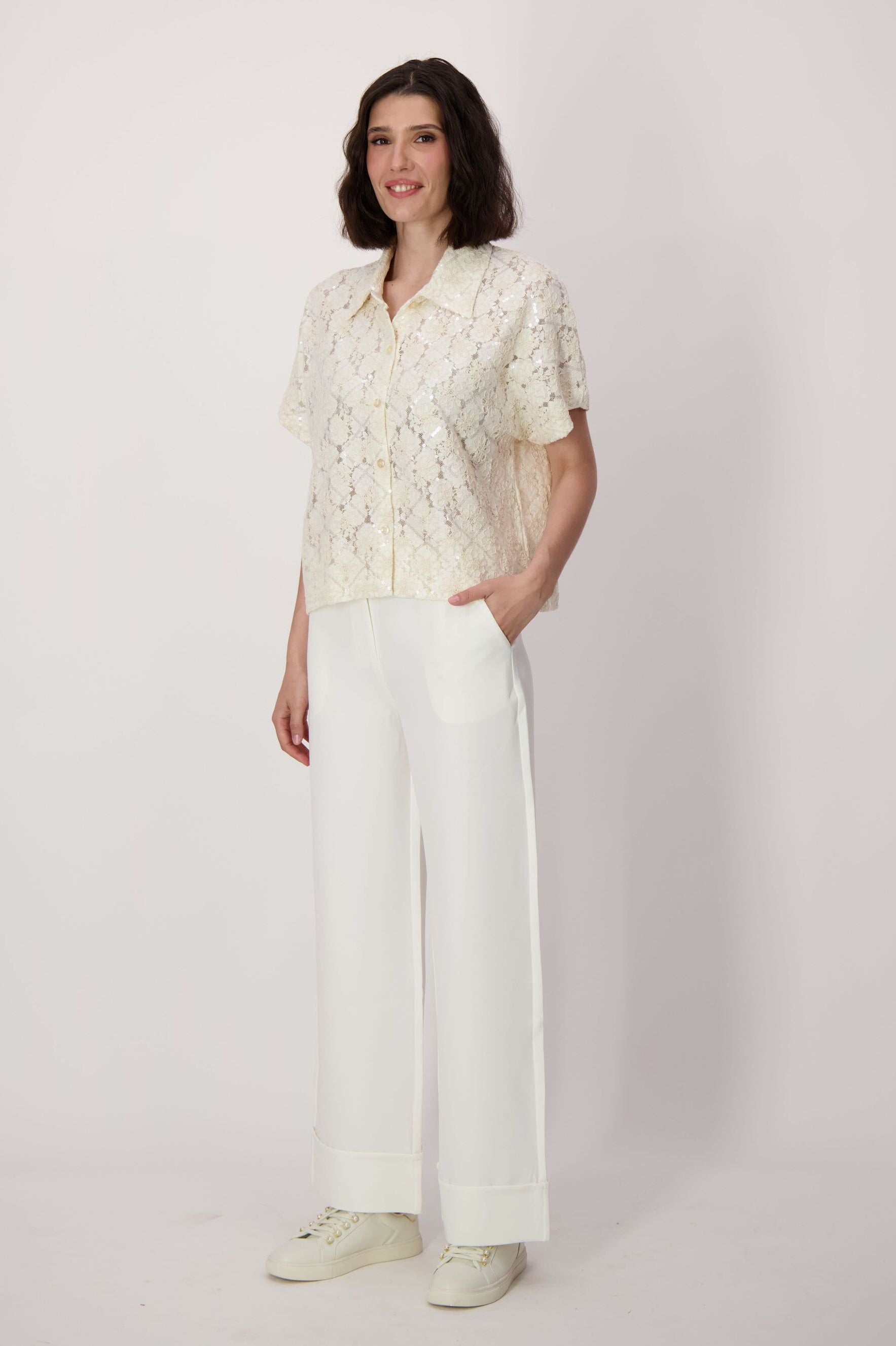 Wide Cuff Basic Essential Pant