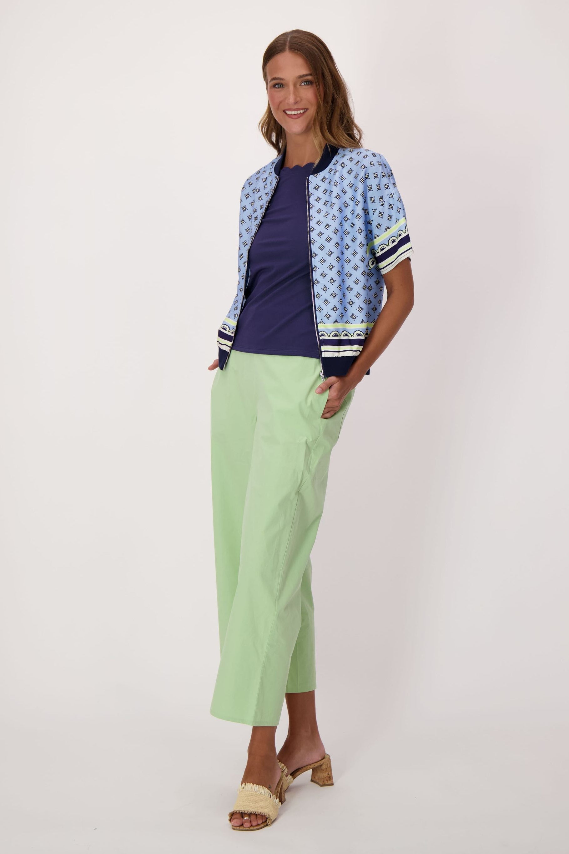 Cotton Pull-On Palazzo Pant