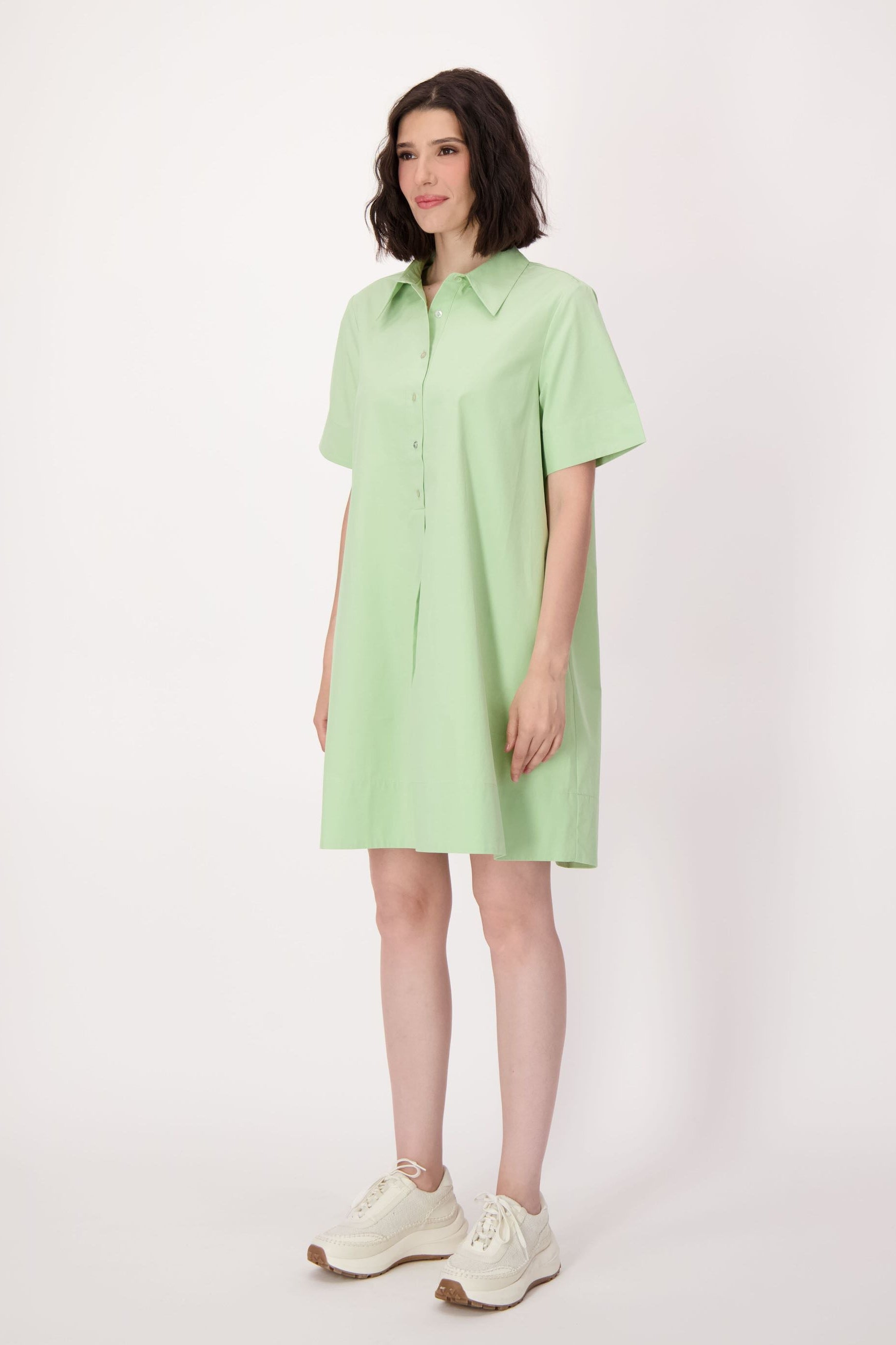 Cotton Swing Shirt Dress