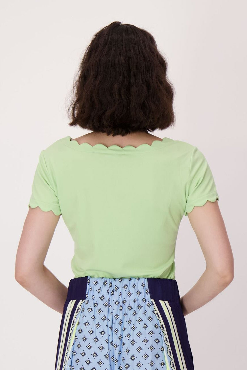 Scallop Trim T-Shirt
