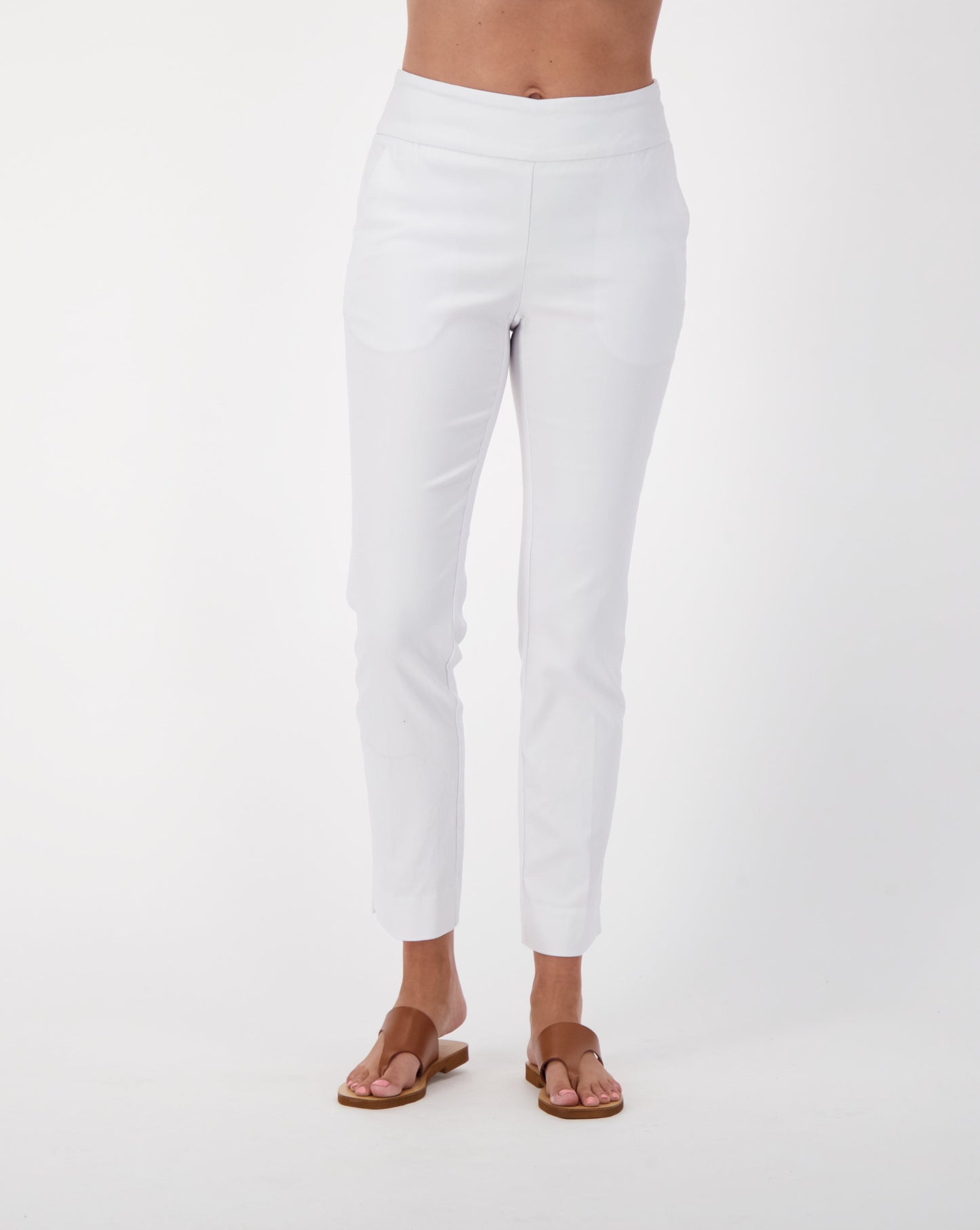 The Essential Pull On Tummy Control Ankle Pant With Pocket