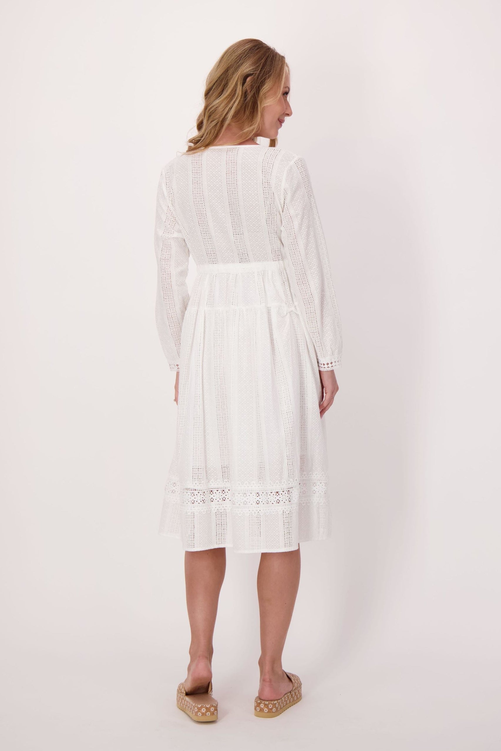 Eyelet Cotton Dress