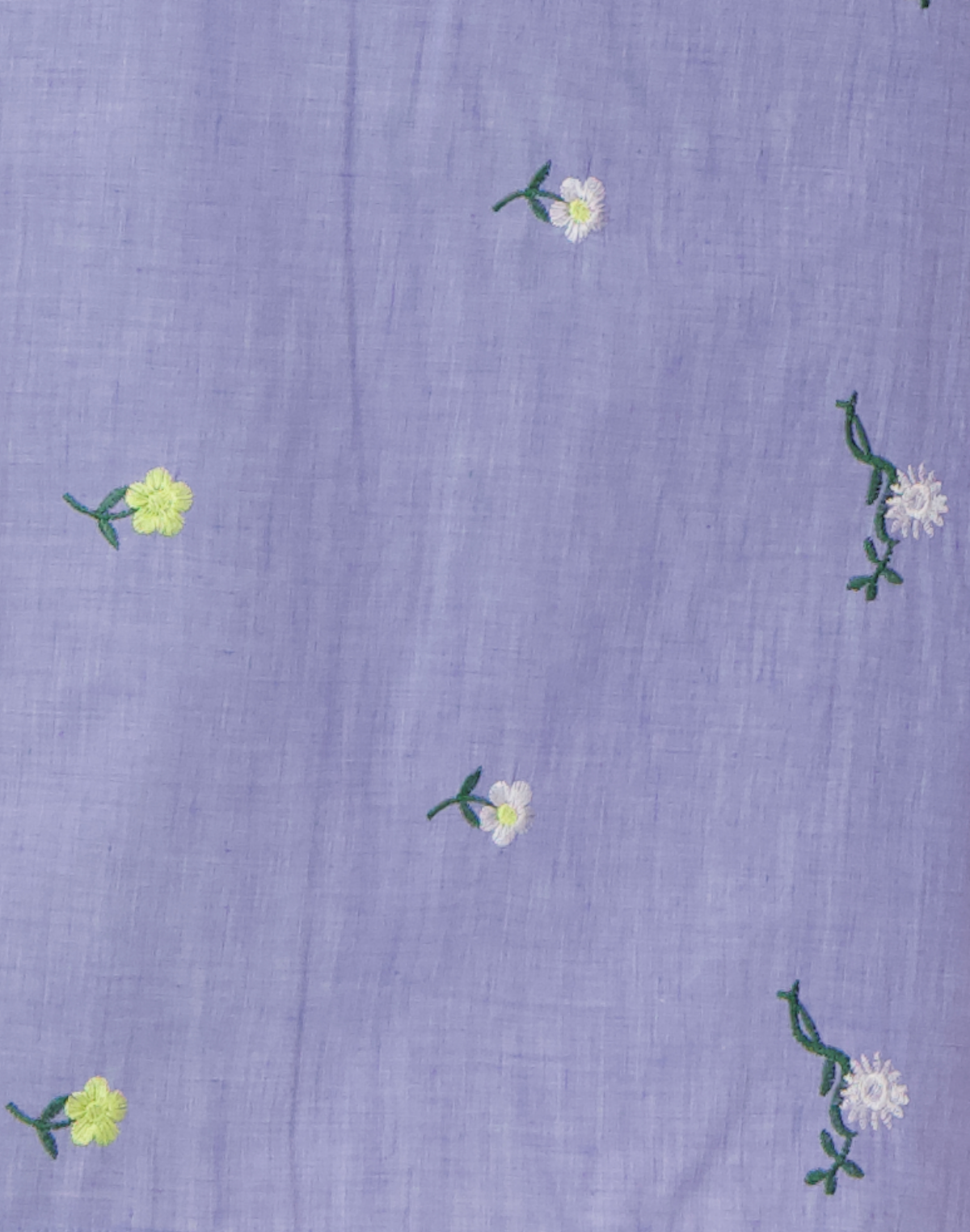 Daisy Embroidered Cotton Tunic Dress