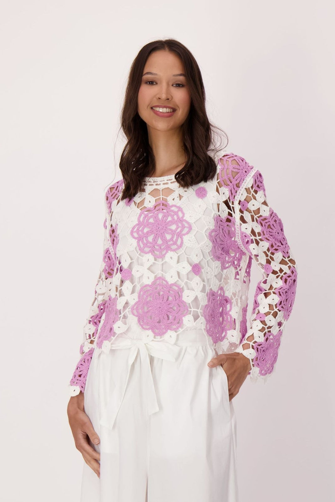 Crochet Bloom Sweater