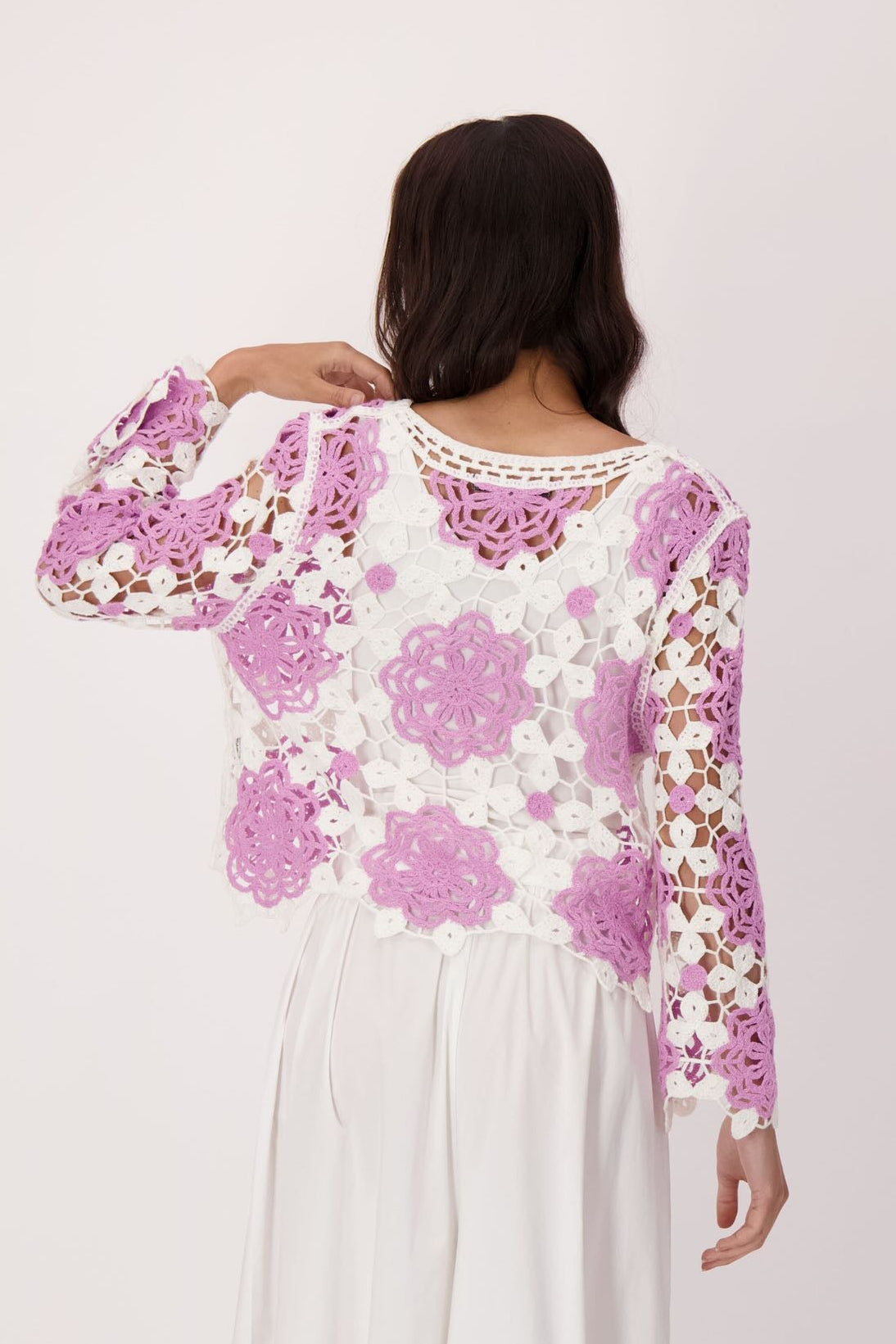 Crochet Bloom Sweater
