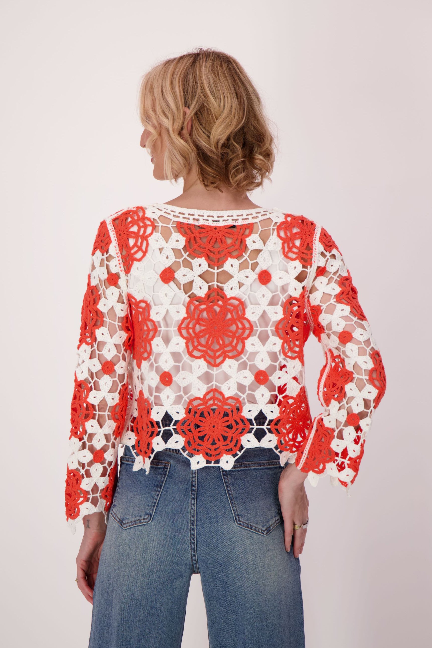 Crochet Bloom Sweater