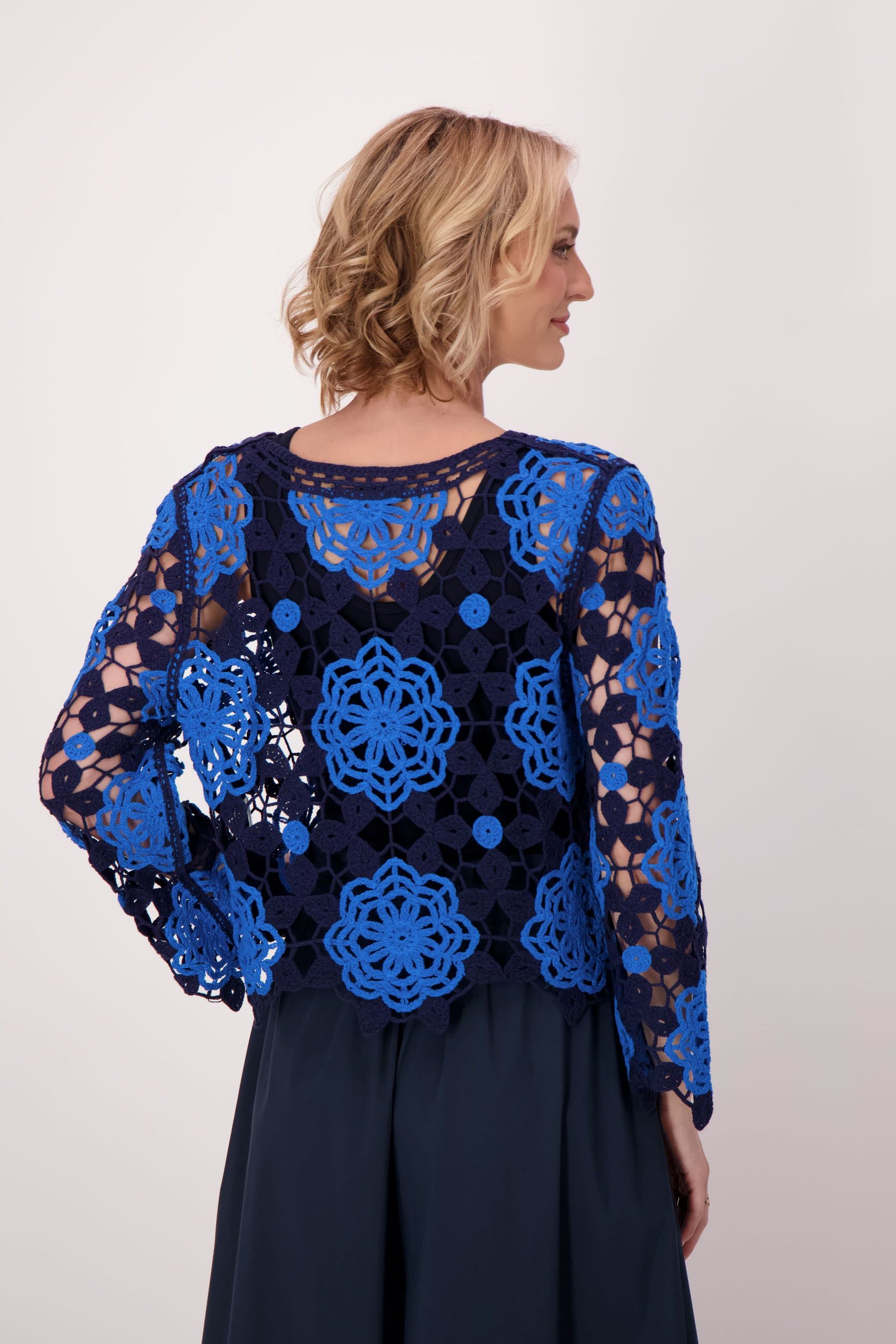 Crochet Bloom Sweater