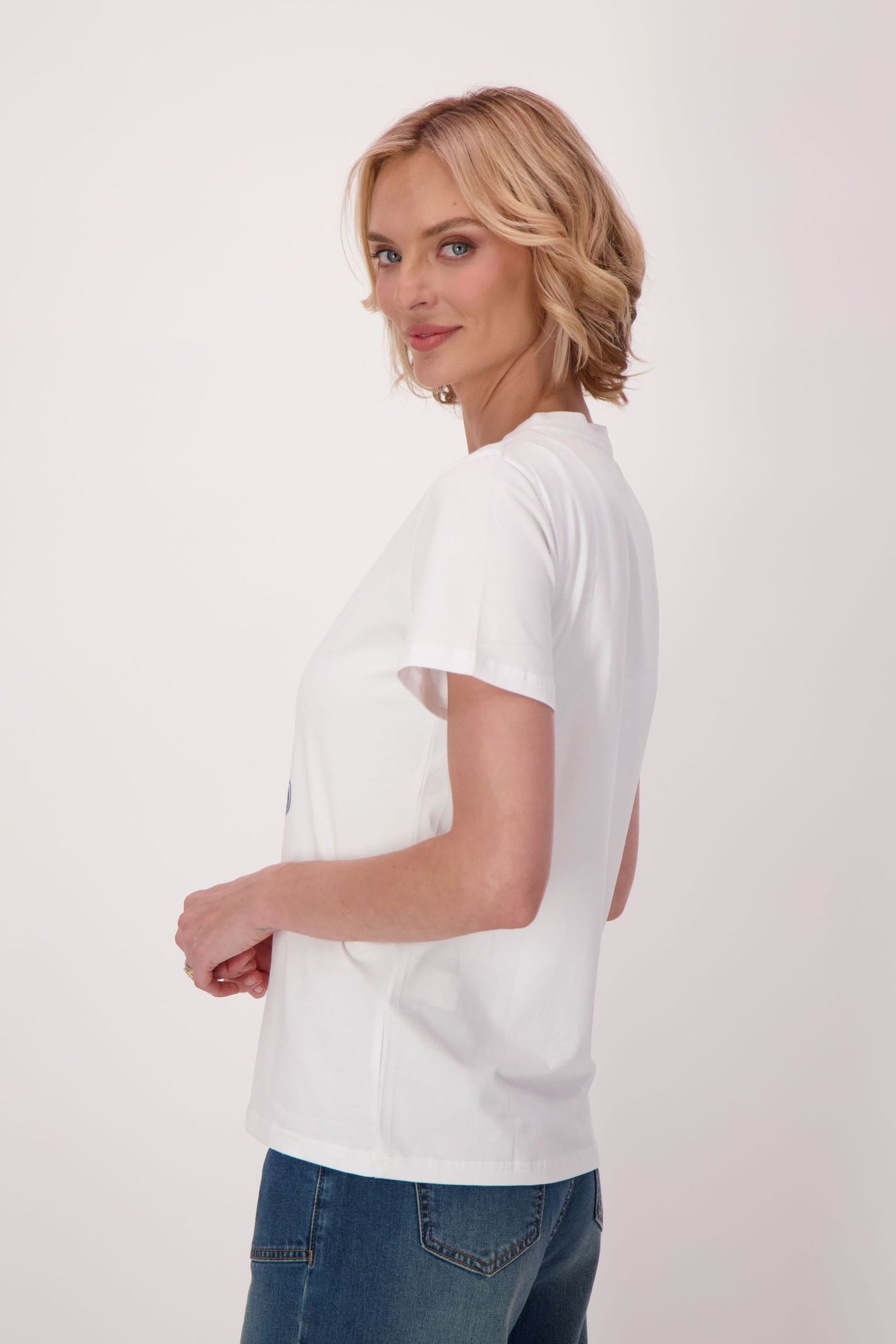 Patch Dog Cotton T-Shirt