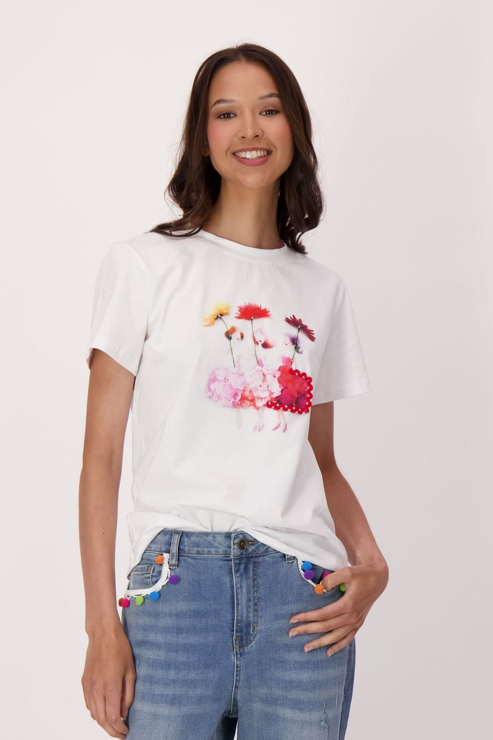 Daisies Dancing Cotton T-Shirt