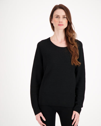 Relaxed Fit Round Neck Sweater