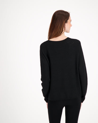 Relaxed Fit Round Neck Sweater