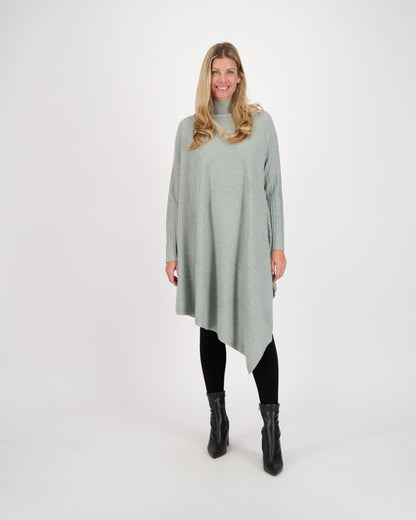 Asymmetrical Knit Sweater Dress