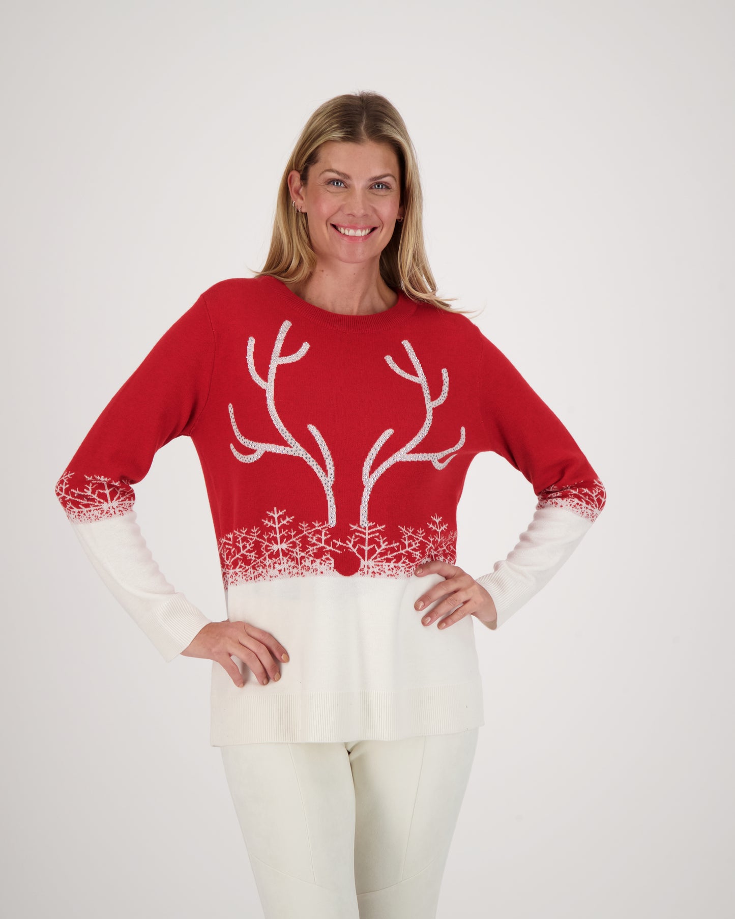 Snow Reindeer Sweater